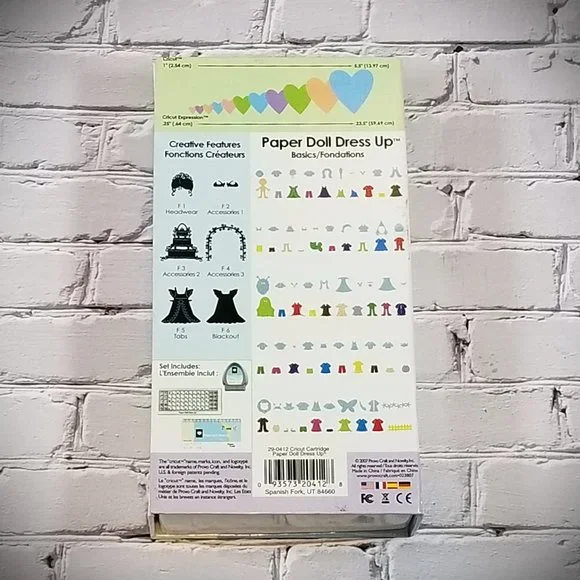 CRICUT - Paper Doll Dress Up - Provo Craft 2007 - Picture 5 of 5